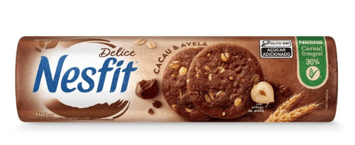 Biscoito Nestlé Nesfit Delice Cacau e Avelã 140g