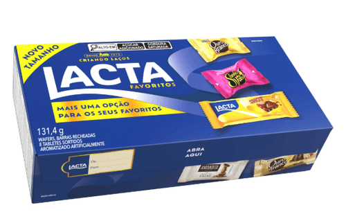 Caixa de Bombom Lacta Favoritos Sortidos - 131,4g