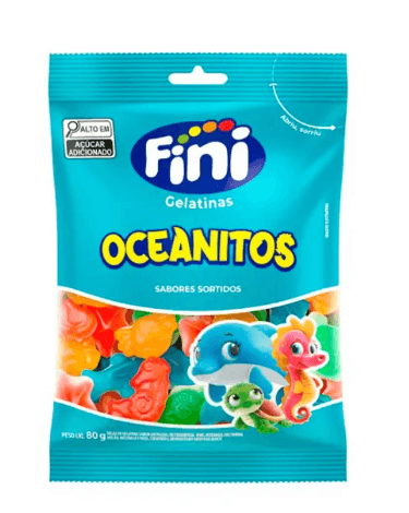 Bala Gelatina Fini Oceanitos - 80g