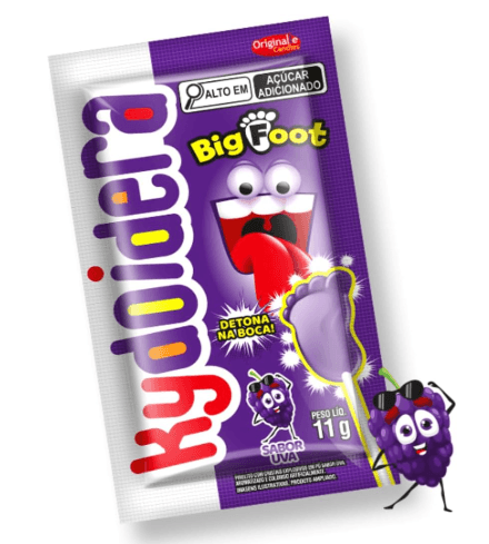Pirulito Bigfoot Uva 11g