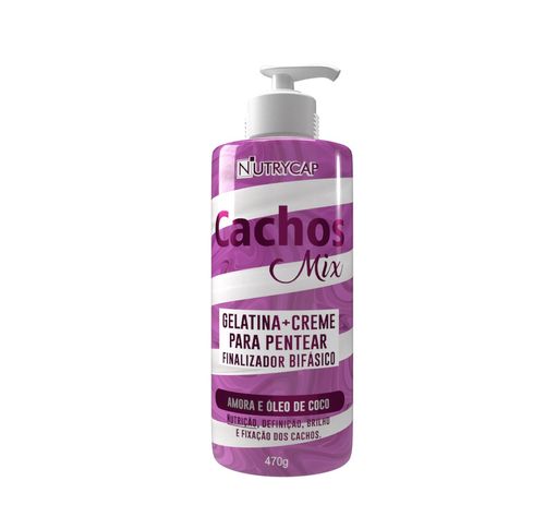Gelatina Capilar Nutry Cap Cachos Amora 470g