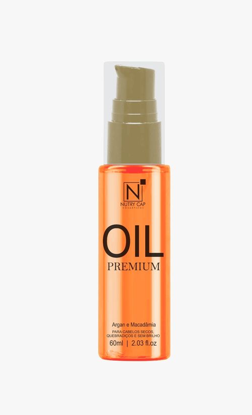Óleo Capilar Nutry Cap Premium Argan e Macadamia 60ml