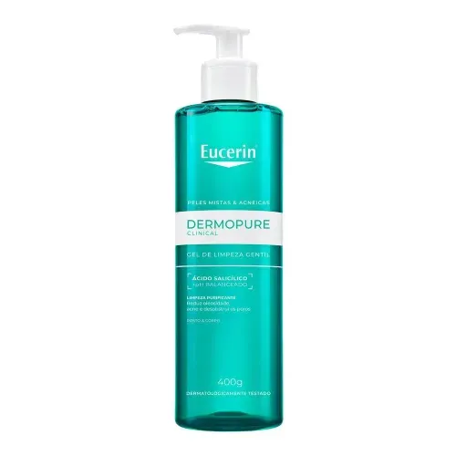 Gel de Limpeza Facial Gentil Eucerin DermoPure 400g