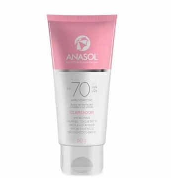 Anasol Protetor Solar Facial TSD Antioleosidade Clareador FPS 70 - 40?g