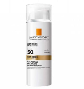 Protetor Solar Facial em Creme La Roche-Posay Anthelios Age Correct FPS 50 50g