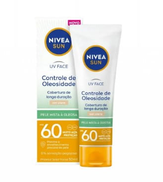 Protetor Solar Facial Nivea Sun FPS60 - Cor Clara 50ml