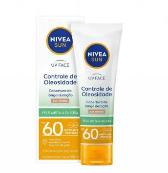 Protetor Solar Facial Nivea Sun FPS60 - Cor Média 50ml