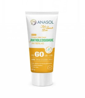 Anasol Protetor Solar Facial TSD Antibrilho FPS 60 - 40g