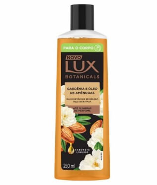 Sabonete Líquido Lux Botanicals Gardênia e Óleo de Amêndoas 250ml