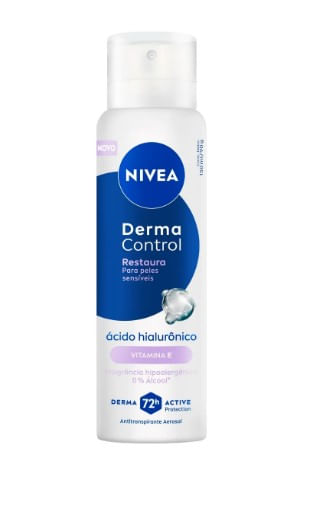 Desodorante Nivea Aerossol Derma Control Restaura Feminino 150ml