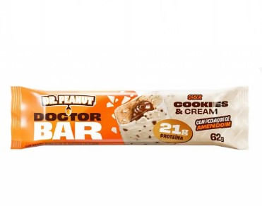Barra de Proteína Max Titanium Doctor Bar Cookies & Cream 62g
