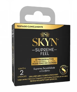 Preservativo Blowtex Skyn Supreme Feel Condom C/2 Unidades