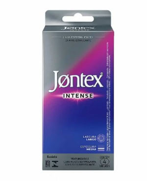 Preservativo Jontex Intense C/4 Unidades