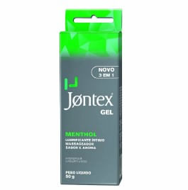 Gel Lubrificante Jontex Menthol 3 em 1 - 50g
