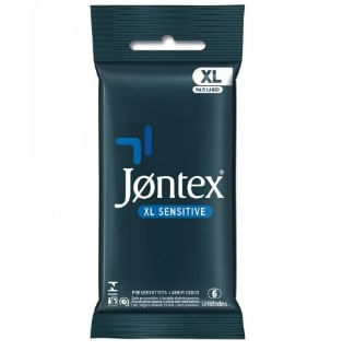 Preservativo Jontex Sensitive XL - C/6 Unidades