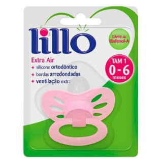 Chupeta Lillo Extra Air Orto Rosa Tm1