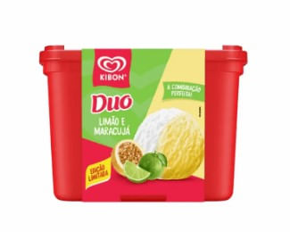 Sorvete Kibon Duo Limão C/ Maracúja 1,5L
