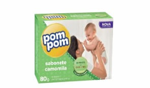 Sabonete Pompom Camomila e Erva Cidreira 80g