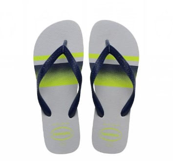 Chinelo Havaianas Adulto Top Basic Cinza C/ Marinho 41/42