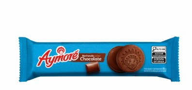 Bolacha Recheada Aymoré Chocolate 86g