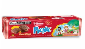 Biscoito Recheado Vilma Picnic Choco Choc 125g