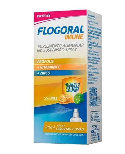 Flogoral Imune Spray Mel e Limão 30ml - Ache RX