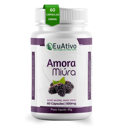 Amora Miura Aroma 500mg 60 Cápsulas