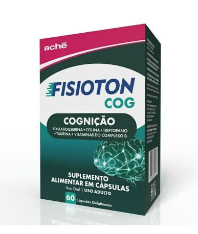 Suplemento Alimentar Ache Fisioton Cog 60 Cápsulas