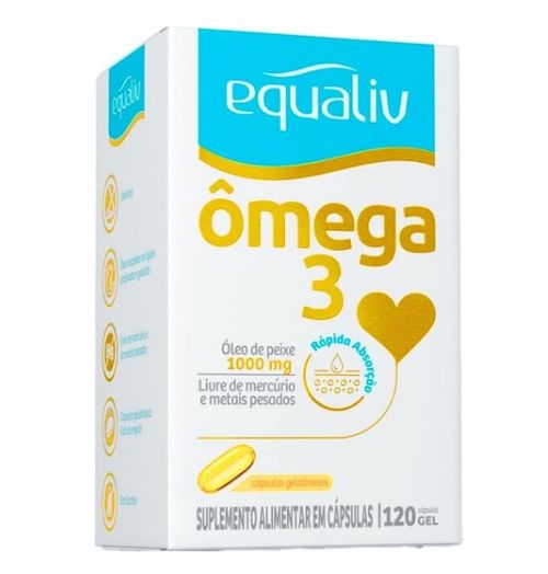 Equaliv Ômega-3 com 120 Cápsulas - Equaliv