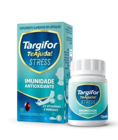 Multivitamínico Targifor Te Ajuda Stress 30 Cápsulas