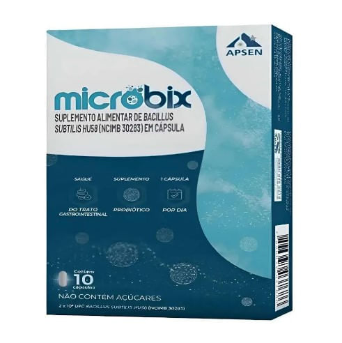 Probiótico Microbix Apsen 10 Comprimidos