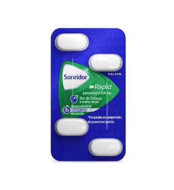 Sonridor Rapid 500 mg em blister com 4 Comprimidos - GSK