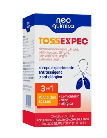 Tossexpe Xarope Neo Química 120ml