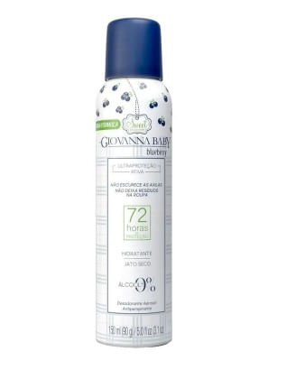 Desodorante Aerosol Giovanna Baby Blueberry 72h - 150ml