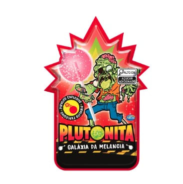Pirulito Plut Explosivo Melancia 11g