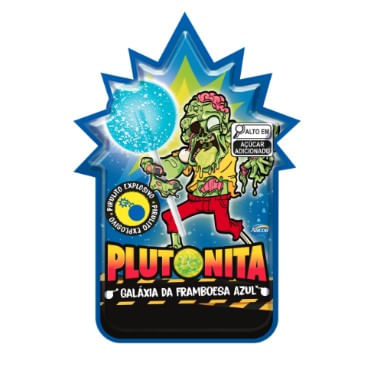 Pirulito Plut Explosivo Framboesa 11g