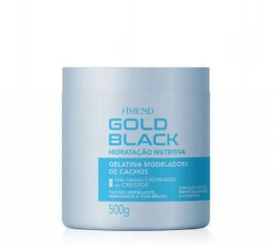 Gelatina Amed Gold Black Modeladora de Cachos - 500g