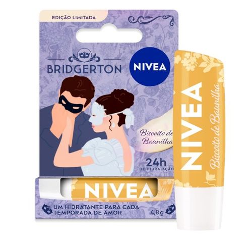 Hidratante Labial Nivea Baunilha Bridgerton - 4,8g