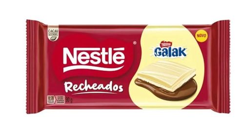 Barra de Chocolate Recheada Nestlé Galak - 90g