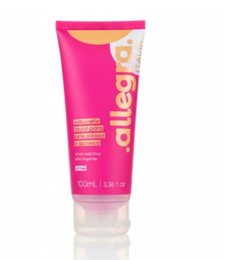 Sabonete Facial Allegra Pele Oleosa - 100ml