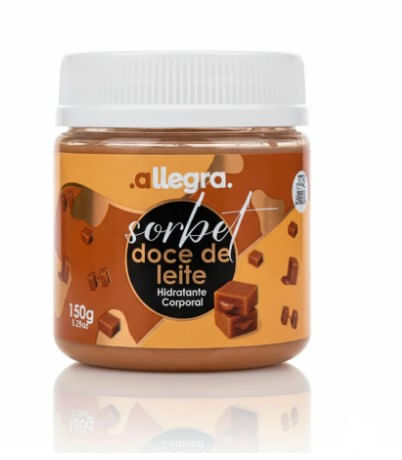 Creme Corporal Allegra Sorbet Doce de Leite - 150g