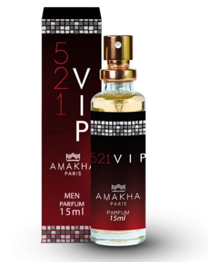 Perfume 521 Vip Men Amahka Paris Masculino - 15ml