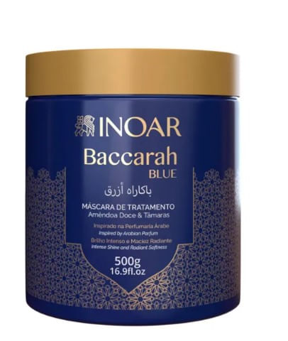 Máscara Capilar Inoar Baccarah Blue - 500g