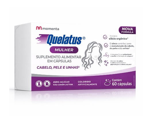 Quelatus Mulher Momenta 60 Cápsulas