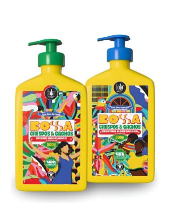 Kit Lola Bossa Finalizador Gelatina 500g +  Creme Modelador 500g