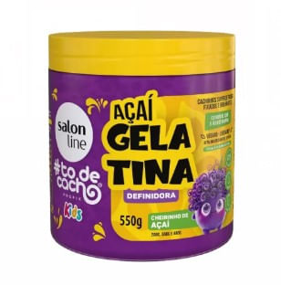 Gelatina To de Cachos Kids Açaí Definidora - 550g