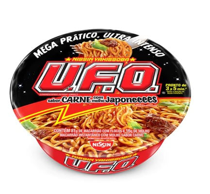 Macarrão Instantâneo Nissin Ufo Carne - 93g