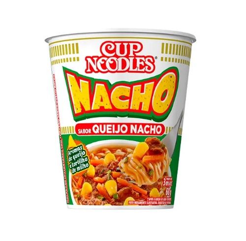 Máscara Instantânio Cup Noodles Nacho - 68g