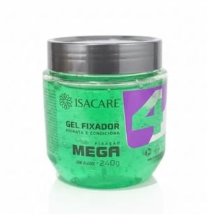 Gel Fixador Isacare Verde Mega Fixação - 240g
