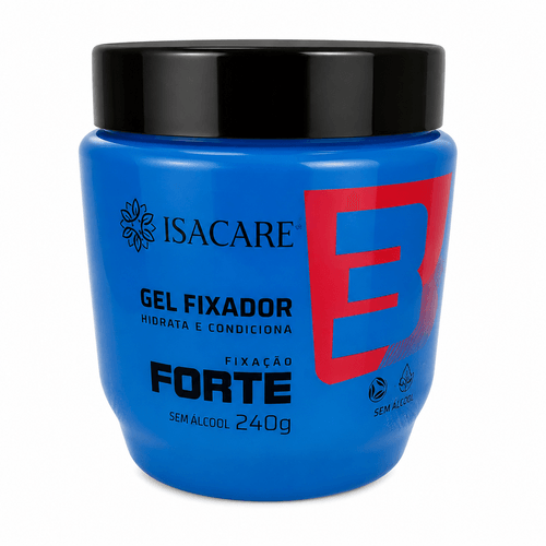 Gel Fixador Isacare Incolor Fixação Média - 240g